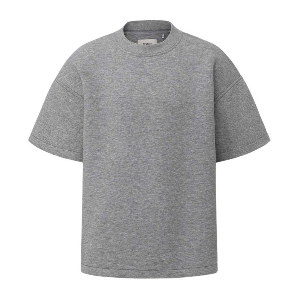 Firetrap Mens Plain Scuba Comfort T-Shirt / Gray